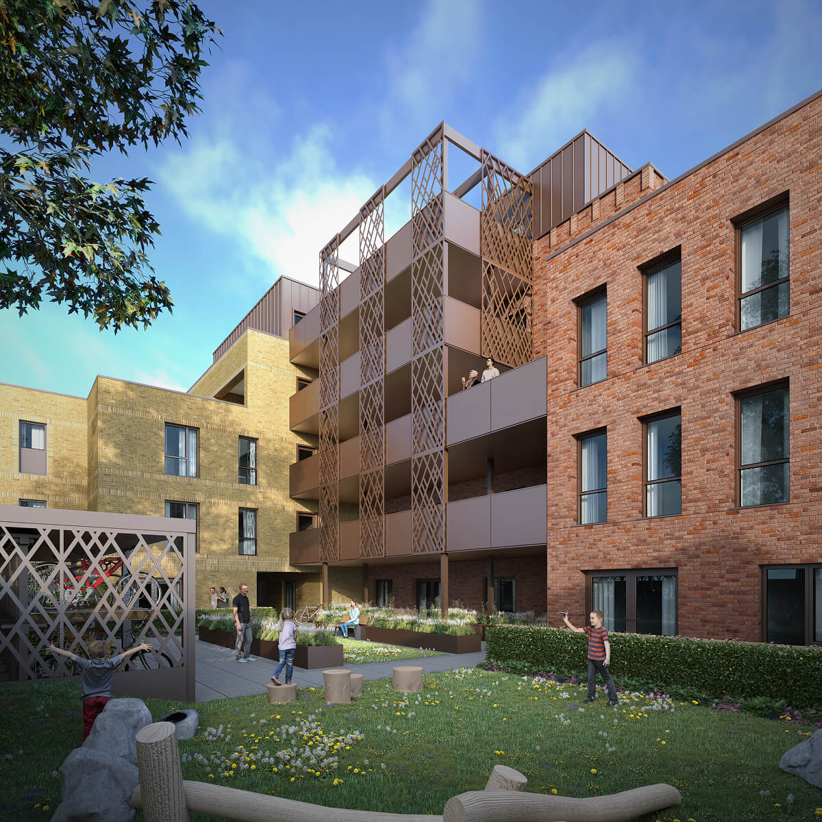 Courtyard Scheme, East London