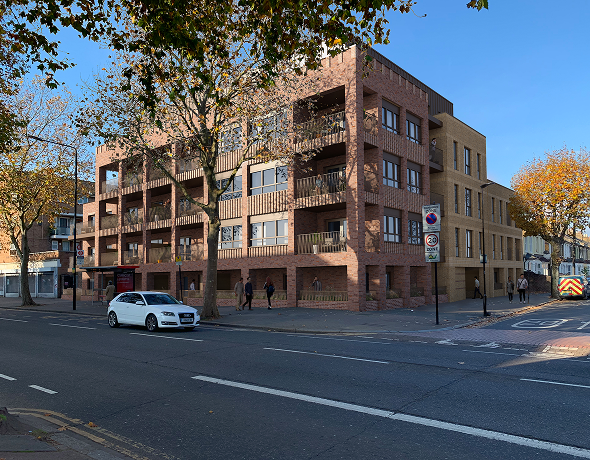 Residential block in East London managed by Redwood
